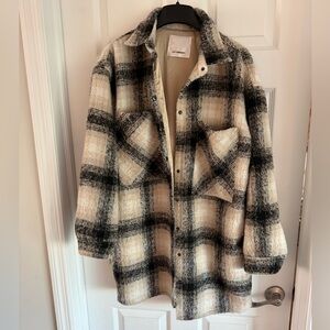 Co’couture plaid jacket